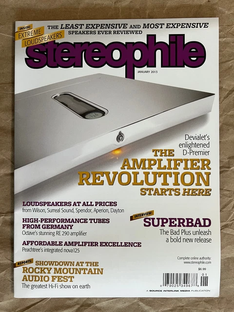 Stereophile magazine, January 2013