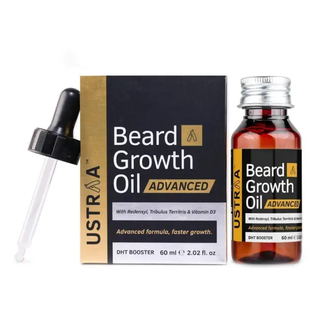 Aceite para el crecimiento de la barba Ustraa - Avanzado - 60 ml Aceite...