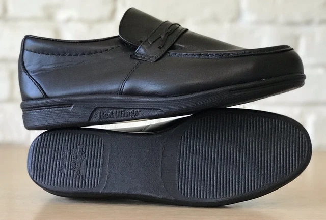 ?? RED WING Steel Toe Slip-On Work Shoes | Men\'s 8.5W | Oil-Resistant | USA Our mission to bring boot making back to Franklin County  main image 4