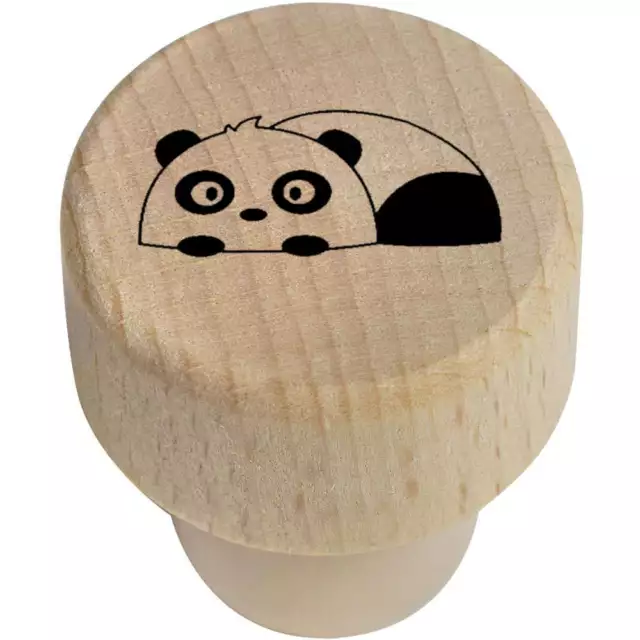 19mm 'Panda Linda' Tapón de Botella (BS00014402)