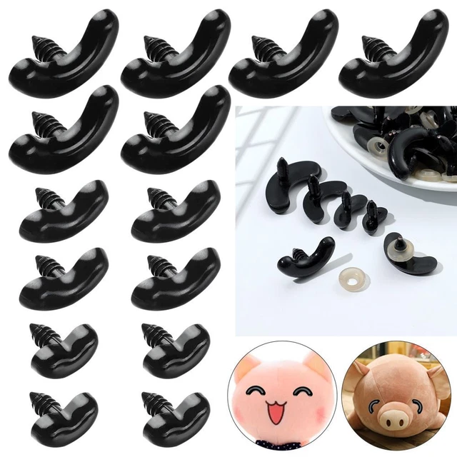 Parts Plastic Puppet Crystal Eye Dolls DIY Tools Eyes Crafts Thread Eyes Nose
