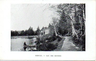 CPA 58 LE MORVAN  lac des settons