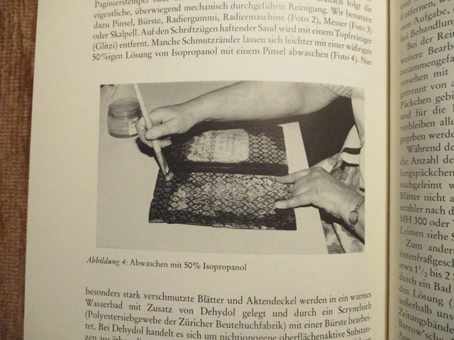 BUCHRESTAURIERUNG Dauerhaftigkeit von Papier BUCHBINDER Buchbinderei BUCHEINBAND 13