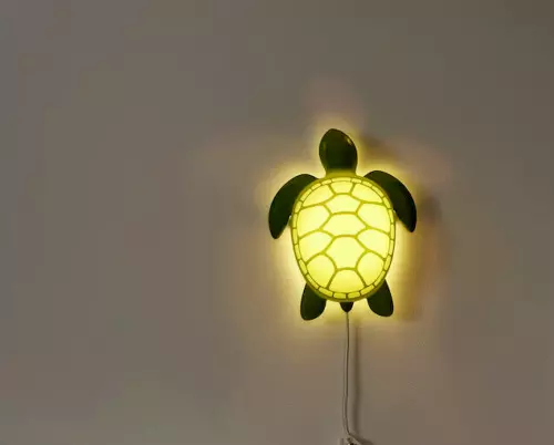 Lampada da parete IKEA Blavingad, LED, tartaruga/lampada verde lampade decorative notturne bambini **