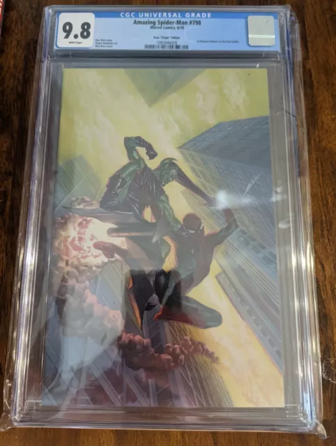 Amazing Spider-Man #798 CGC 9.8 NM Virgin Variant  1st Red Goblin Alex Ross