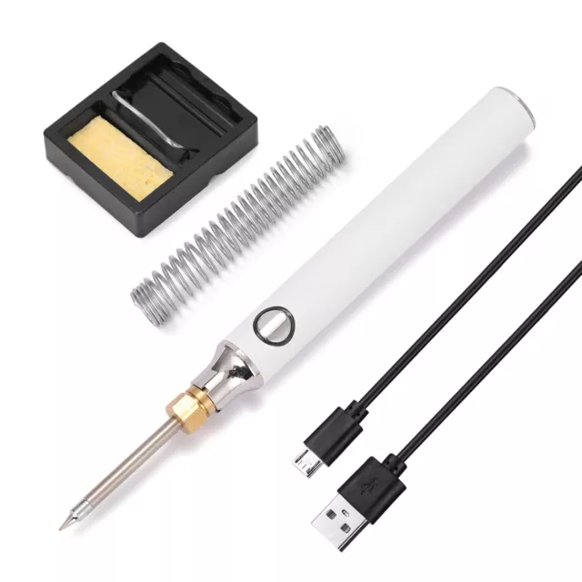 Mini Portable USB 5V 8W Electric Powered Soldering Iron Pen/ Switch kit W4N1