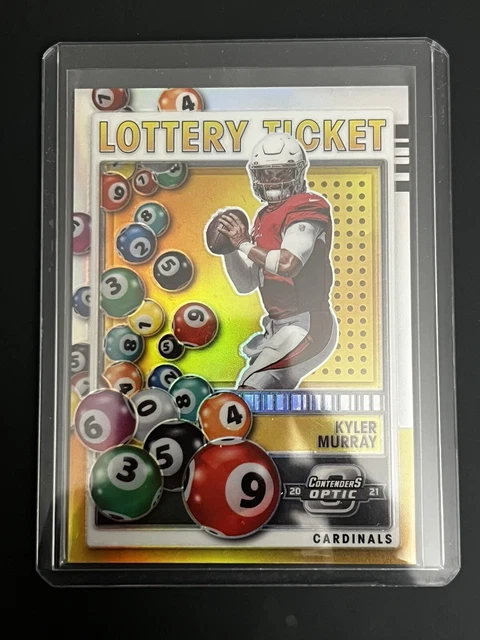 2021 Contenders Optic Kyler Murray Lottery Ticket Silver Prizm #LT-KMU Cardinals