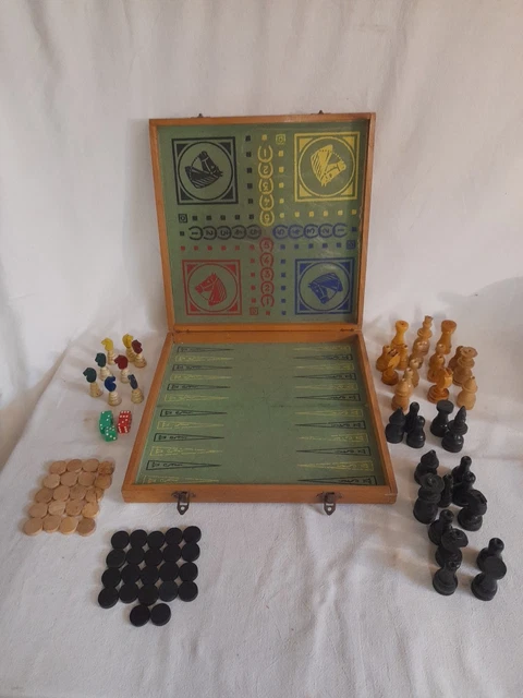 Malette De Jeux De Société Vintage Années 60 - Complète, Valise Jeu Rétro
