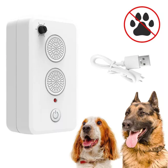 Ultrasonic Bark Stopper Anti Barking Device Outdoor Dog Repeller Barking Control