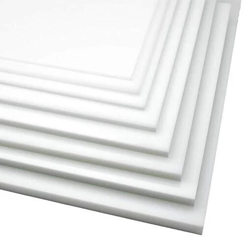 BuyPlastic Natural White HDPE Plastic Sheet 1/4" Thick, Size 12" x 24", High ...