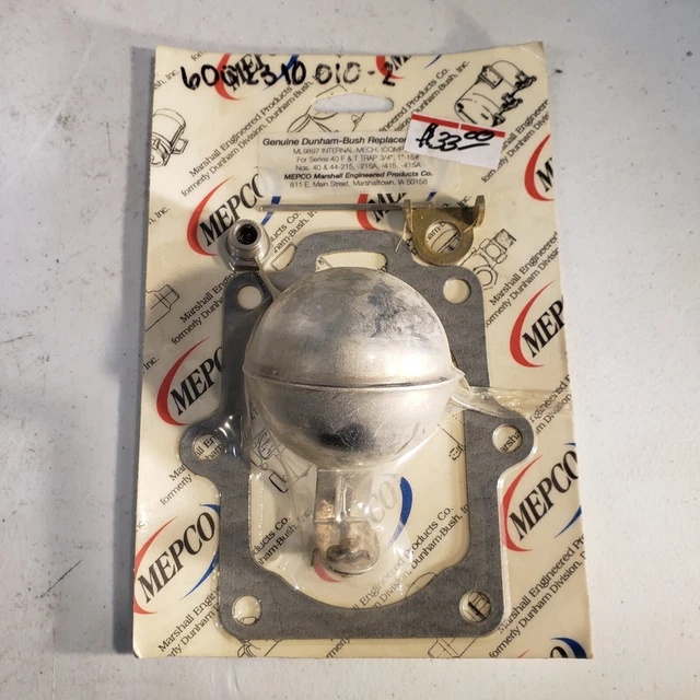 Mepco ML9897 - Mechanism Assembly, Float & Gasket for 44-215 & 44-415 Trap