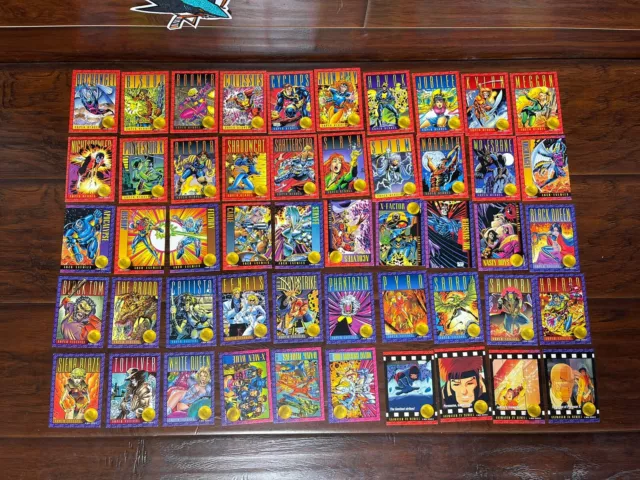 1993 Marvel X-Men Series 2 Trading Cards 50 Card Lot Skybox Vintage No Doubles