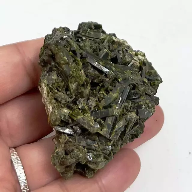 Green Tourmaline Natural Raw Specimen Healing Crystal 121g