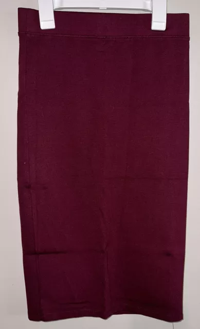 Forever 21 Size Small Maroon Pencil Skirt