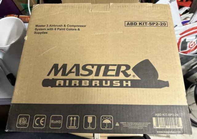 Pro Master Airbrush Compressor Set ABD TC-20-HBLF