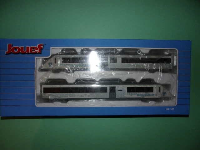 SNCF AUTORAIL Picasso Avec Sa Remorque Jouef Ref 760E EUR 70,00