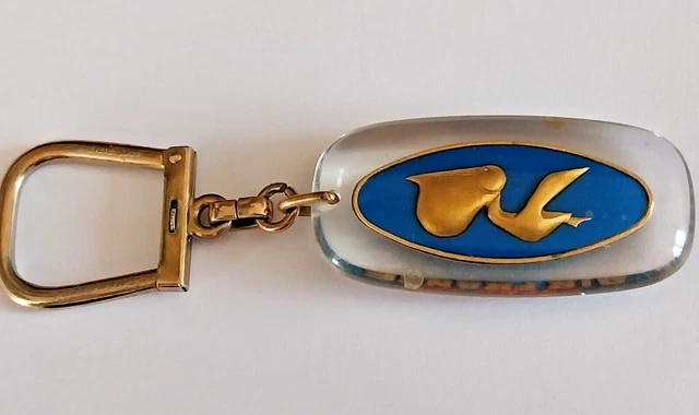Porte-clés métal Champagne André CHAURE 51300 BASSUET -- Cochon sauvage Sanglier