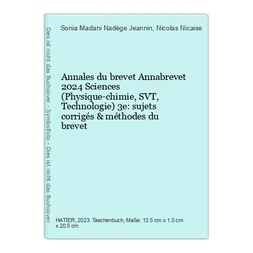 ANNALES DU BREVET Annabrevet 2025 Sciences (Physiquechimie, SVT