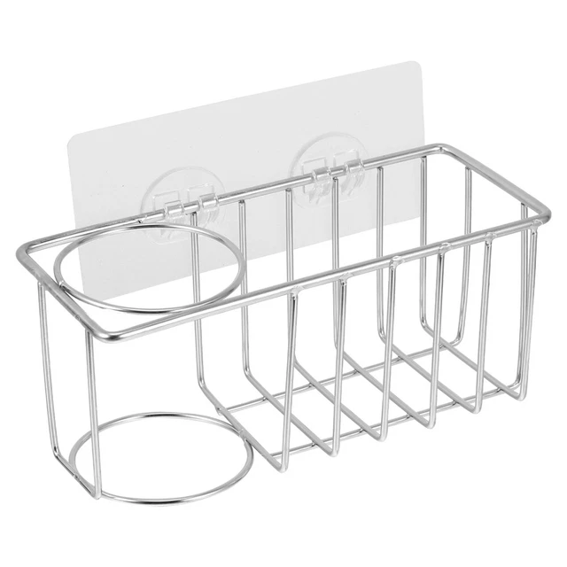 iHomara Organizzatore per lavello cucina, porta spugna, scolapiatti in acciaio inossidabile, porta sapone, organizer per lavello, organizzazione del lavello della cucina