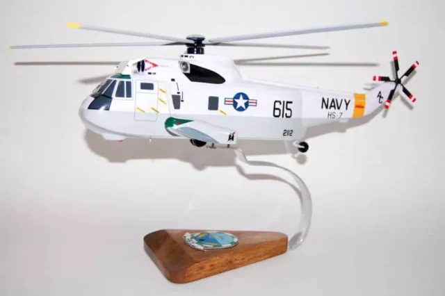 Sikorsky® SH-3 SEA KING™, HS-7 Shamrocks (1983), 16" Mahogany Scale Model