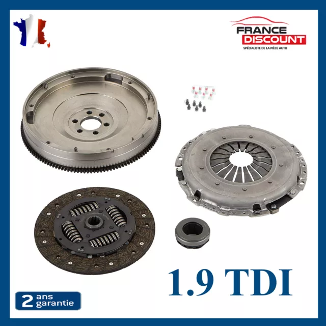 Kit Frizione 4 Pezzi Completo Volante Motore Audi A4 1.9 Tdi 115 130 Cv Ajm Awx