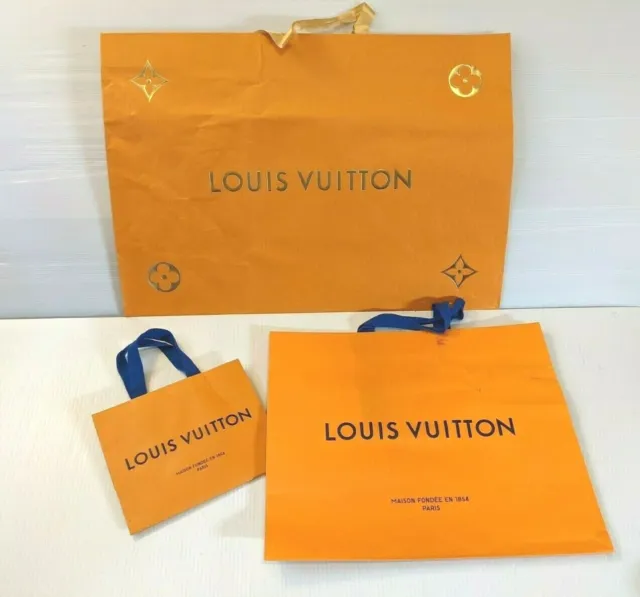 Authentic LOUIS VUITTON Paper Shopping Bag 5 1/2” by 4 1/2”