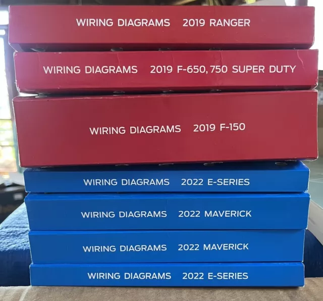 2019 2022 Ford Dealer Wiring Diagrams Service Manual Lot Of 7