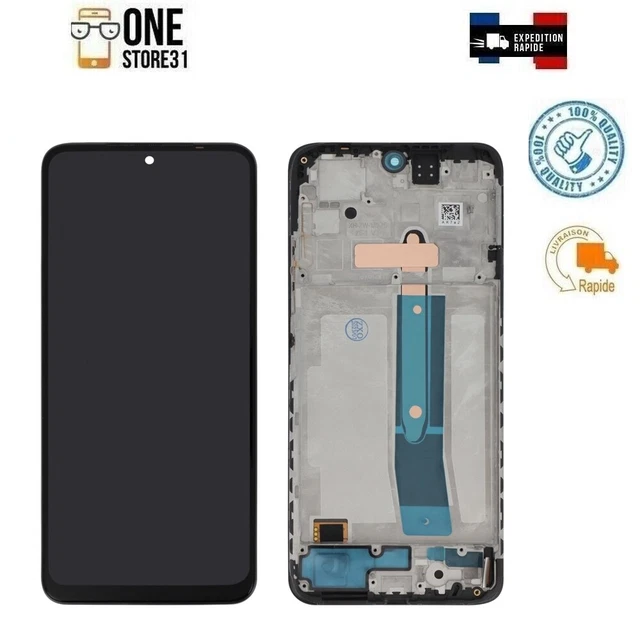 Écran LCD Tactile Complet Avec Châssis Pour Xiaomi Redmi Note 14 4G - Neuf - Noir