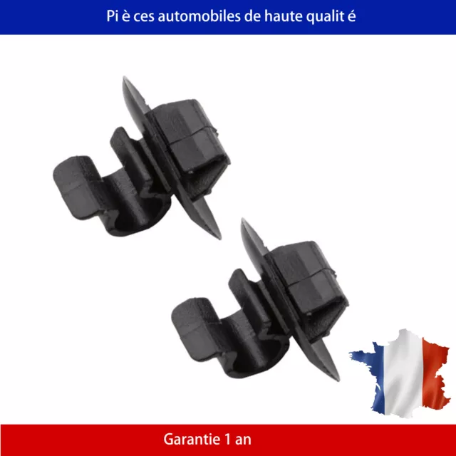 2Pcs Clips Support Maintien Attache Barre Capot Pour Peugeot Citroën  C2 C3 C4