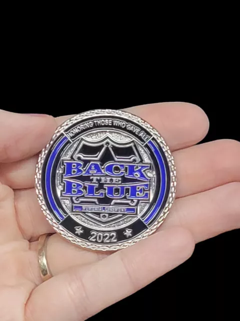2022 Back The Blue Memorial Ceremony  Challenge Coin