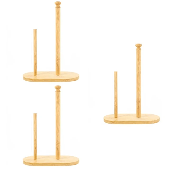 3 Pack Portarotolo Banco Portarotolo Bambù Gadget Domestici Portaoggetti