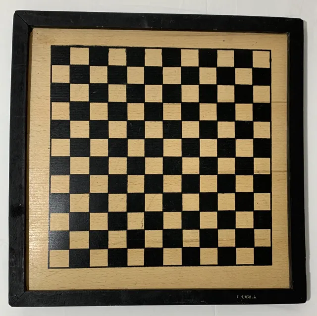 WOODEN DHAM DAM SET Board Game Checkers Large
