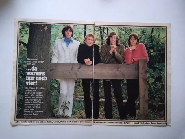 Bee Gees Barry Robin Maurice Gibb Tony Ashton Gardner clippings Germany 1960s