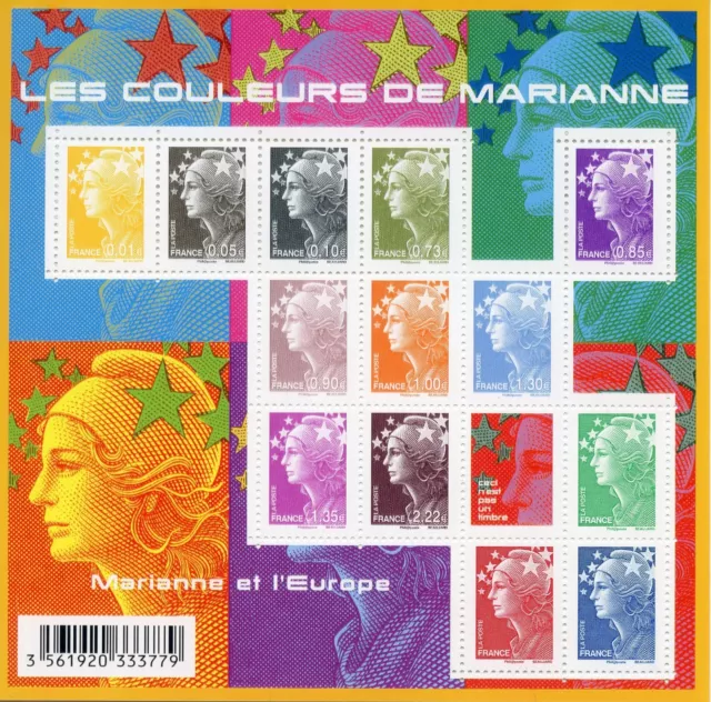 Stamp / Timbre De France  N° F4409 ** Les Couleurs De Marianne