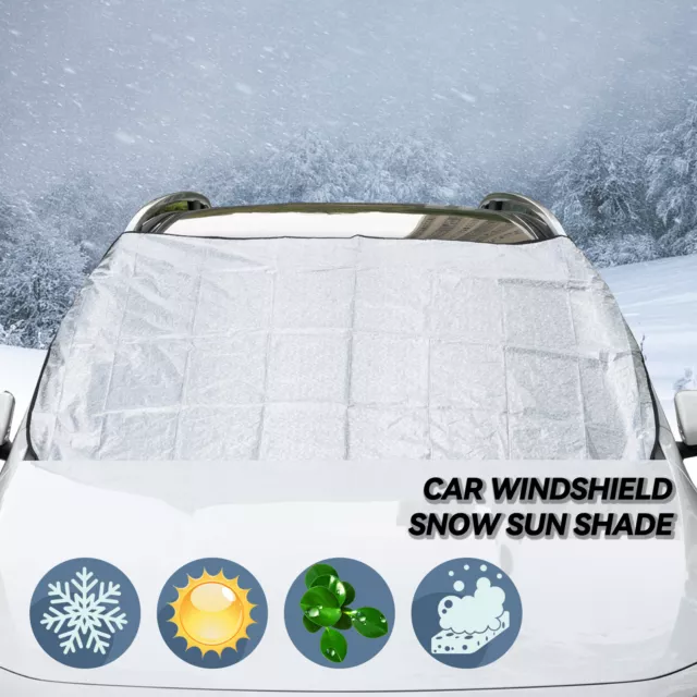 Auto Windschutzscheibe Schneedecke Winter Eis Frostschutz Sonne beu 