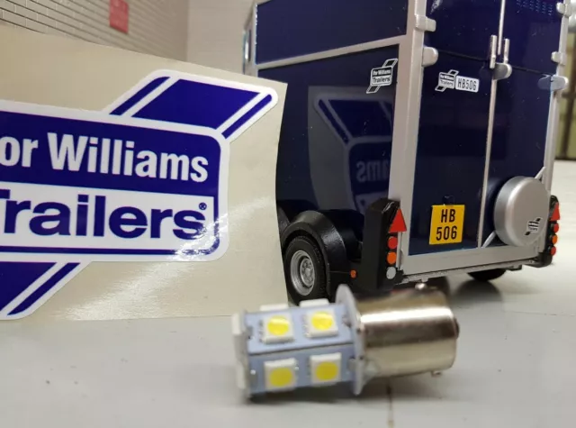 Ifor Williams Pferdebox Vieh Kipper Anhänger LED Nummernschild Glühbirne P0713