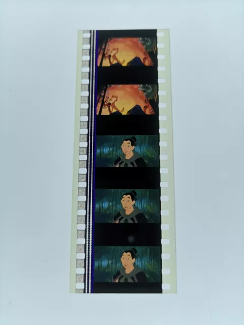 35mm Film Cell Mulan Walt Disney Cel Animated Original Movie Memorabilia Strip
