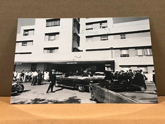 LESLIE BEILHARZ Signed 4x6 Photo - DALLAS MOTORCYLE OFFICER JFK ASSASSINATION