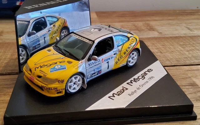 Renault Megane maxi rallye de orense 1996 vitesse eligor ixo norev solido 1/43