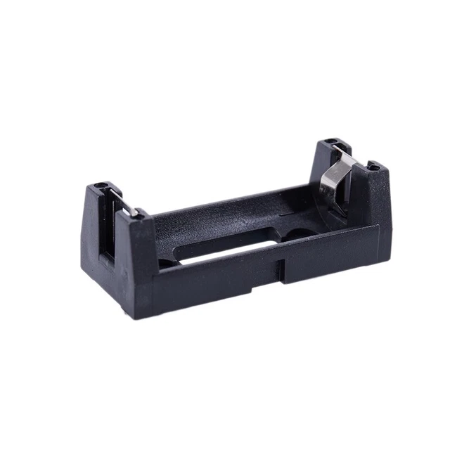 Plastic Case 3V CR123A Button Cell Battery Base Holder Case Black W3R7