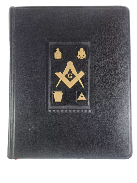 Vintage 1959 Holman Masonic Holy Bible Reference Dictionary Index Hardback