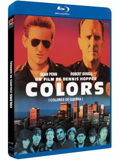 Colors- Sean Penn, Robert Duvall, Dennis Hopper -  Blu-Ray Region  B New