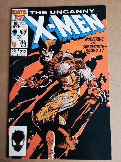 X Men 212 1St Wolverine V Sabretooth Battle Marvel Comics Superheroes Mutants