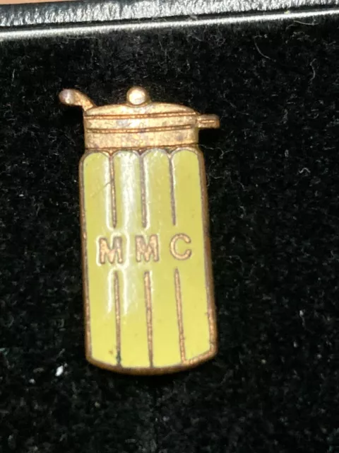 Antique Advertising Brooch C1920s Colemans Mustard MMC Club Gilt/Enamel Pin