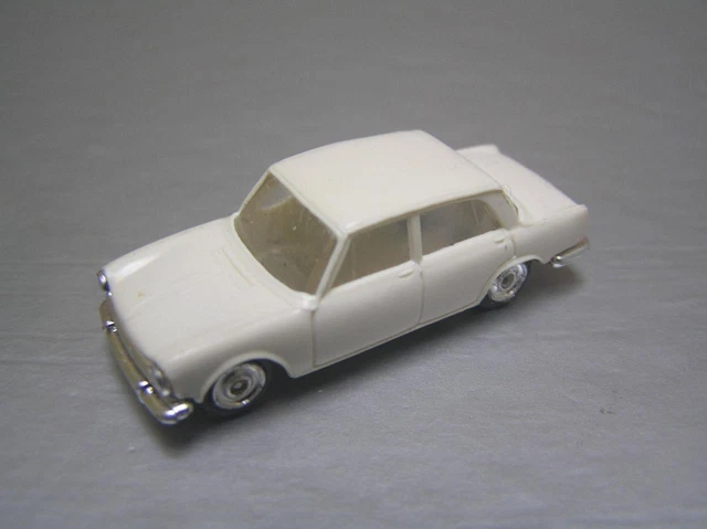 Micro Voiture Norev HO 1/87 Simca 1500 – Bleu Métal, Made In France, 1964, #529