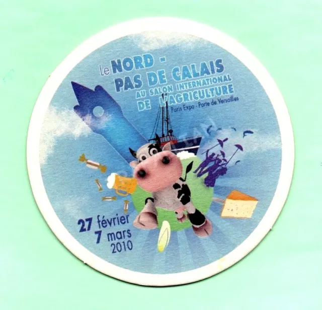 SOUS-BOCK  SALON de L'AGRICULTURE 2010 coaster bierdeckel beermat