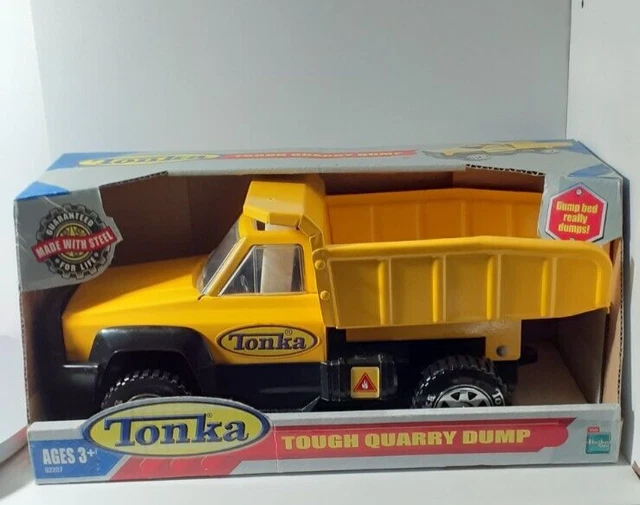 HASBRO 2005 TONKA Hasbro Tough Quarry Dump Truck Yellow Made with