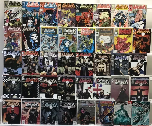 Marvel Comics The Punisher Comic Book Lot of 40