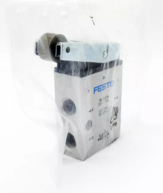 Festo RS-3-1/8 2272 3,5-8bar Rollenhebelventil -unused-