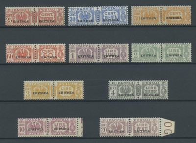 COLONIE ERITREA 1916 PACCHI L.2 2 ** 